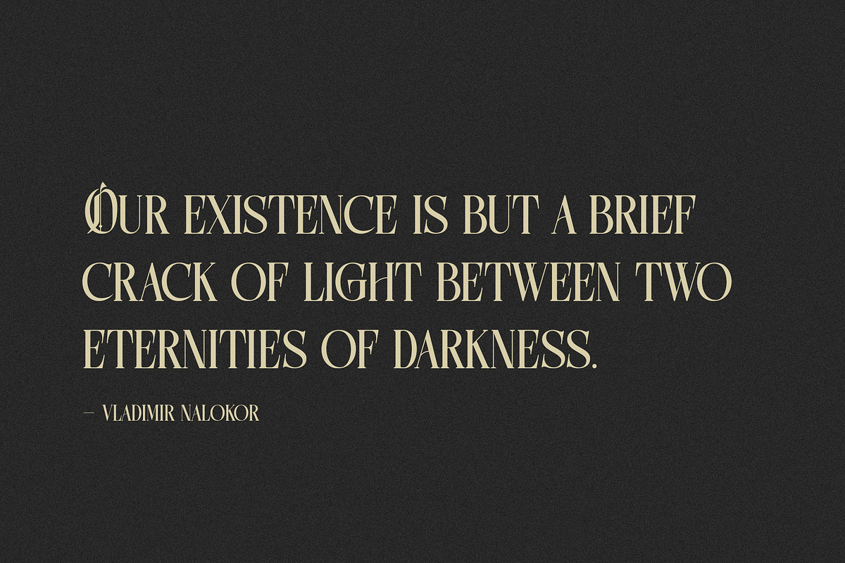 Northvale Blackletter Serif Font, a Blackletter Font by Heinzel Std (Photo 9 of 10)