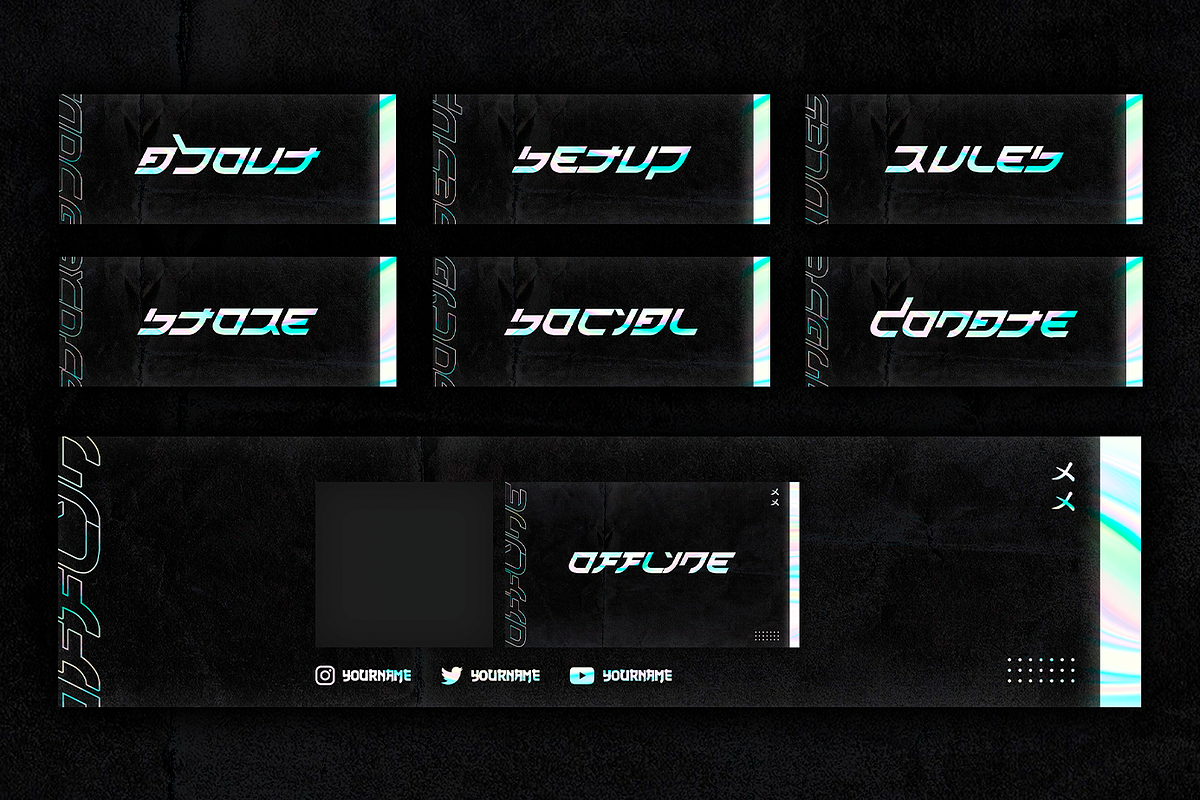 Prismatic - Stream Overlay, a Templates & Theme by StreamSkins (Photo 3 of 5)
