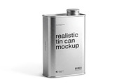 Metal Tin Can Mockup Bundle, a Packaging Mockup by graphypix (Thumbnail 5 of 14)