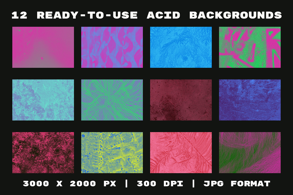 Grunge Acid Y2K : 75+ Textures, a Texture Graphic by Le.nart (Photo 2 of 8)