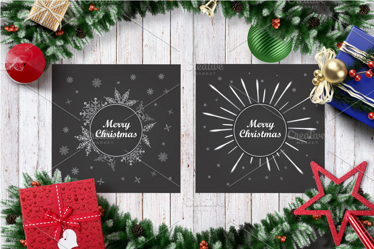 Christmas set of cards, a Decorative Illustration by Dukesn (Photo 3 of 9)