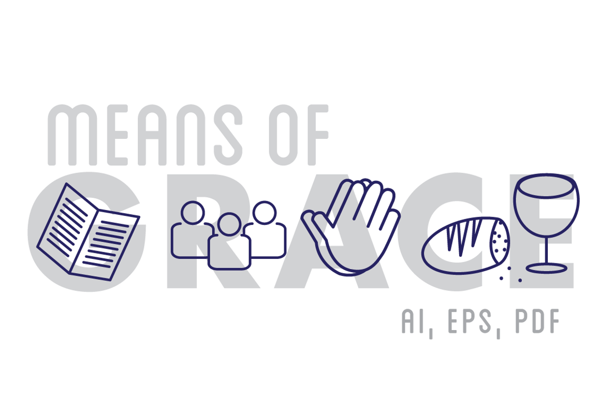 The Means of Grace Icon Set, a Graphic by morgangster