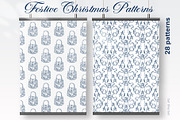 Festive Christmas patterns, a Decorative Illustration by LanaDzi (Thumbnail 17 of 25)