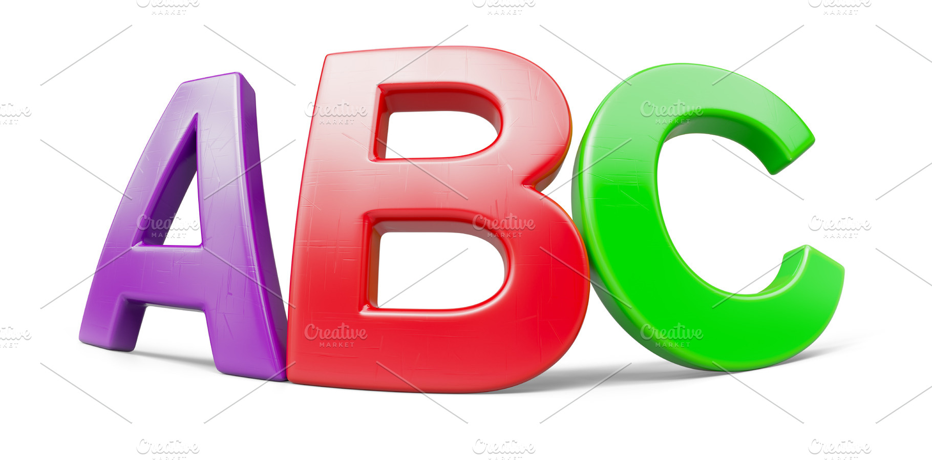 Plastic Letters ABC Fisheye Lens, a School & Education Photo by Andy Dean Photography