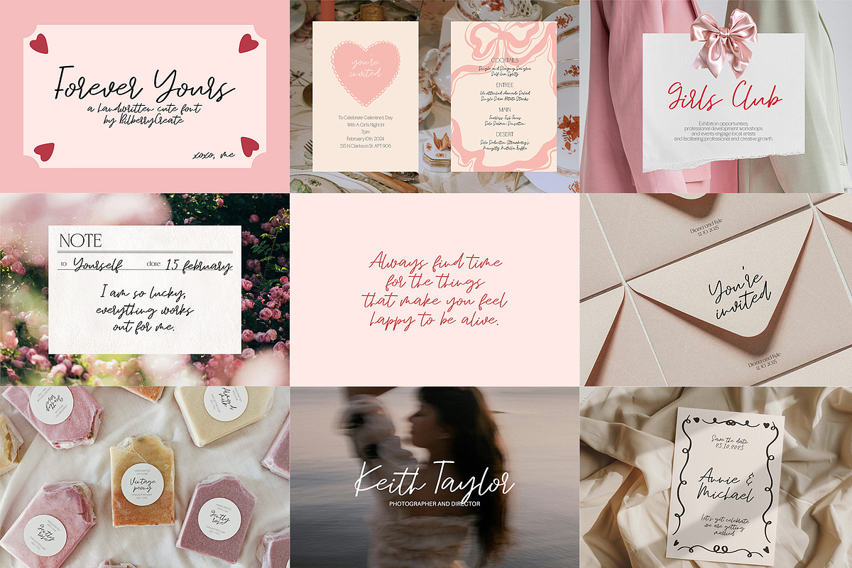 Modern Must-Haves Font Bundle, a Handwritten Font by BilberryCreates (Photo 18 of 41)