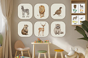 Animal Alphabet Flashcards, an Education Illustration by Sunshine Art (Thumbnail 4 of 11)
