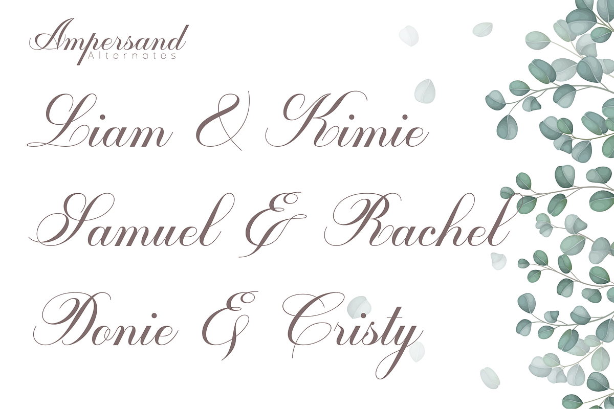 Burique - Romantic Italic, a Script Font by Sign Studio (Photo 7 of 10)