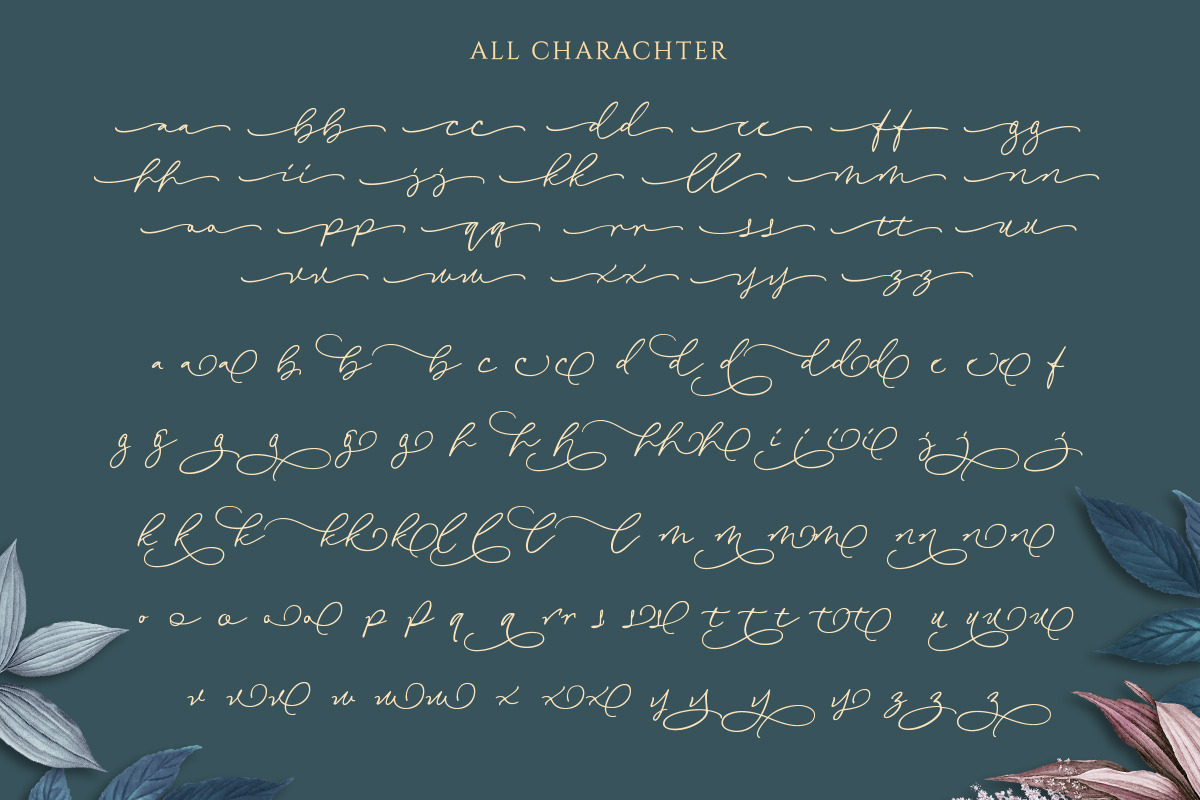 Revalina Signature Script, a Script Font by Letterhend Studio (Photo 9 of 10)