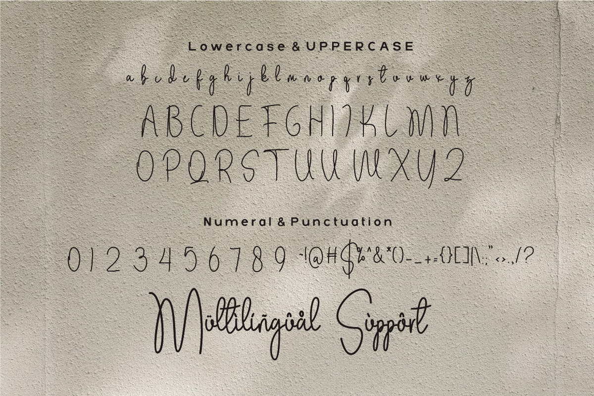 Biliani Script Font, a Script Font by JNJ Studio (Photo 8 of 9)