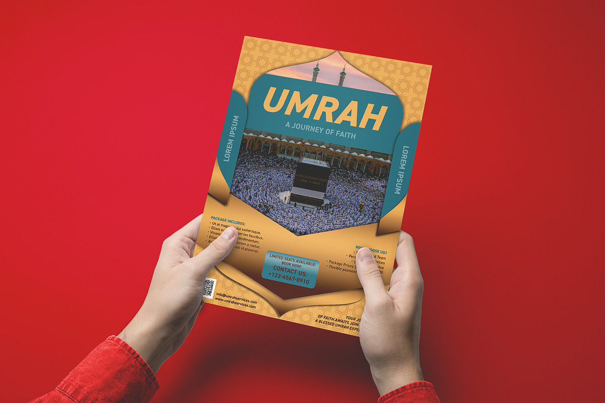 Umrah Flyer Template, a Flyer Template by mesuka (Photo 1 of 2)