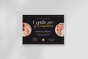 Esthetician Certificate Template, a Stationery Template by artbart (Thumbnail 6 of 10)