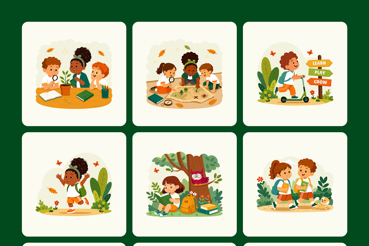 50 Back to School Education, an Education Illustration by Creative Stall (Photo 10 of 11)