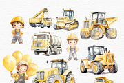 Construction Party Crew Clipart, a Transportation Illustration by Invite to Clipart (Thumbnail 5 of 6)