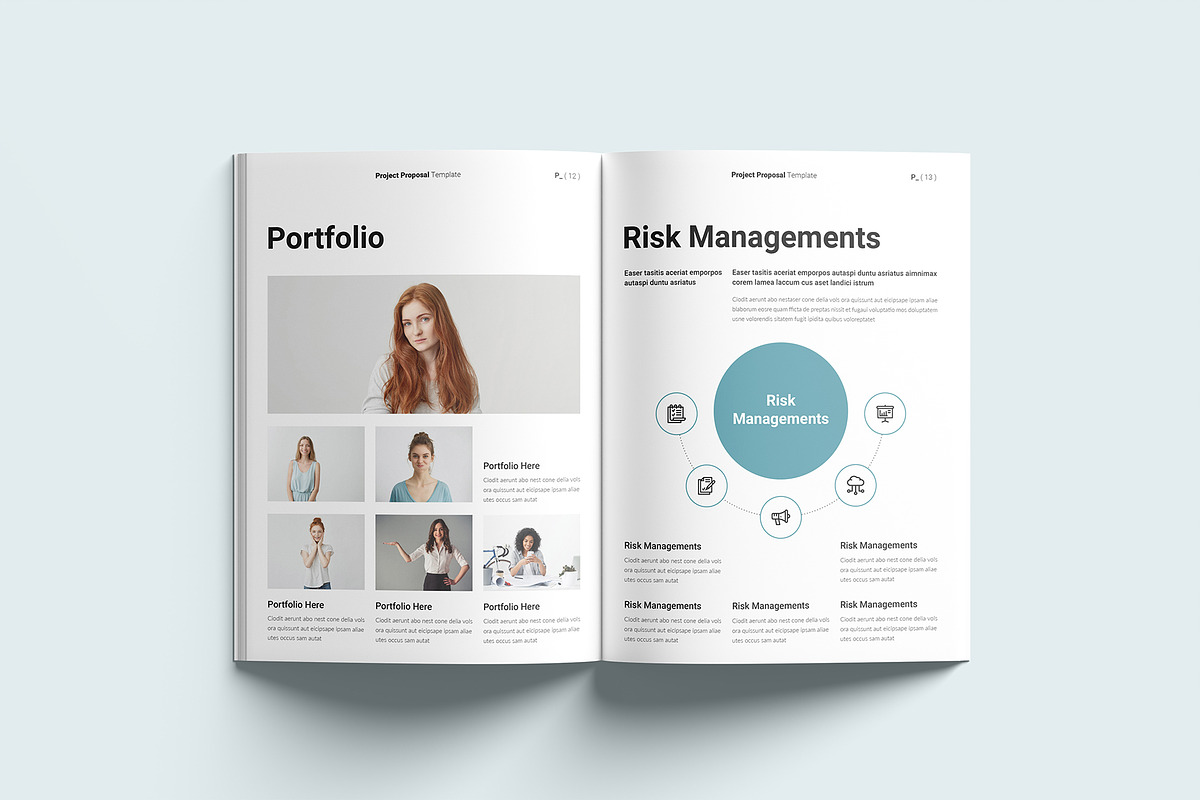 Project Proposal Template, a Brochure Template by GoldenGrid Studio (Photo 6 of 8)