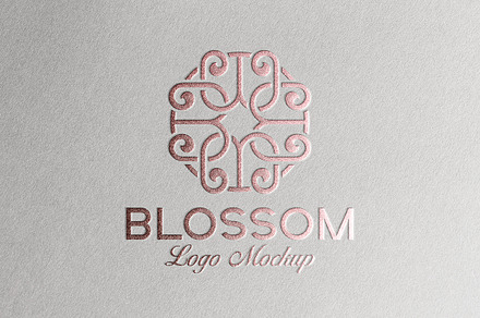 Logo Mockup Rose Gold Foil Effect, a Product Mockup by Smart Works