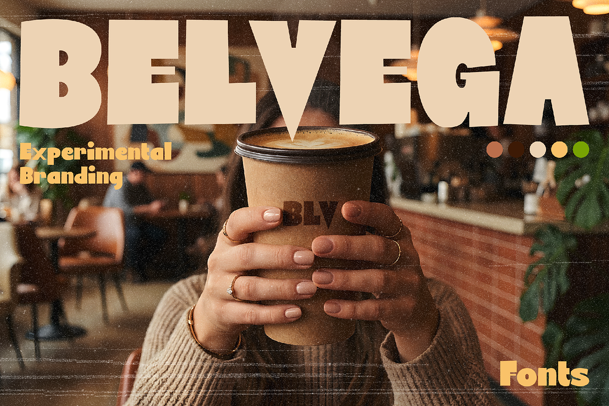 Belvega - Experimental Branding Font, a Sans Serif Font by Konstantine Studio (Photo 1 of 4)