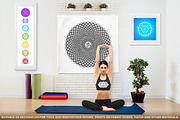 CHAKRAS hand-drawn vector collection, a Graphic by TRIKONA (Thumbnail 4 of 4)