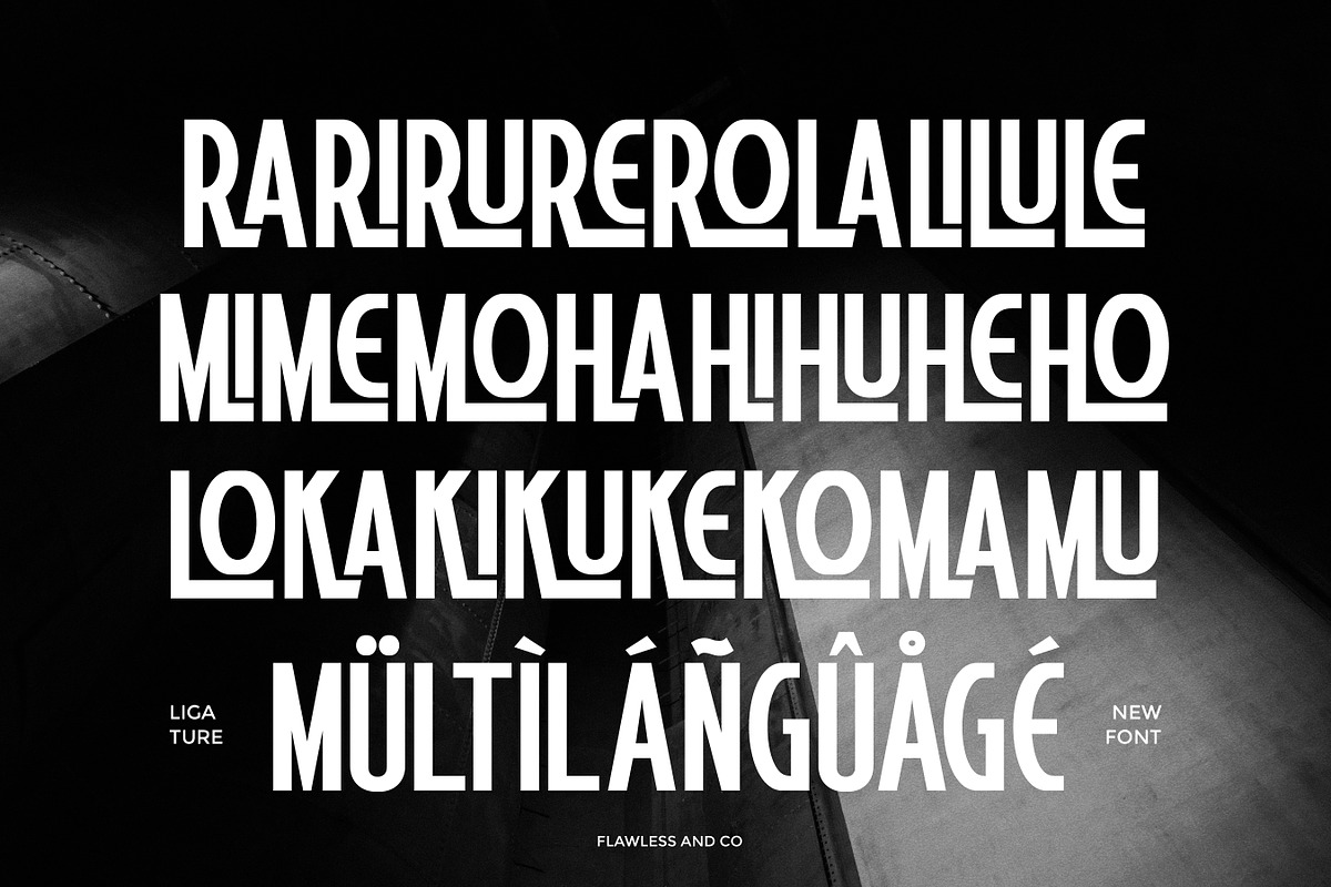Kranezi - Condensed Sans Serif Font, a Sans Serif Font by Flawless And Co (Photo 9 of 10)