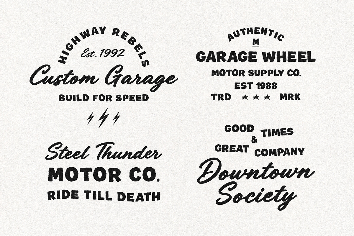 Gulberg Dry Font Duo Script Sans, a Script Font by Maulana Creative (Photo 3 of 7)