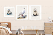 Arctic Animals Adventure, an Animal Illustration by BrushstrokeArtGB (Thumbnail 6 of 9)