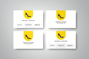 Shoe Business Card Template & Mockup