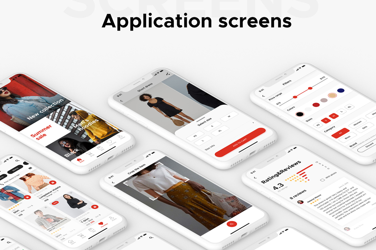 E-Commerce Mobile Application, an UI Kit Template by The G! Design (Photo 4 of 5)