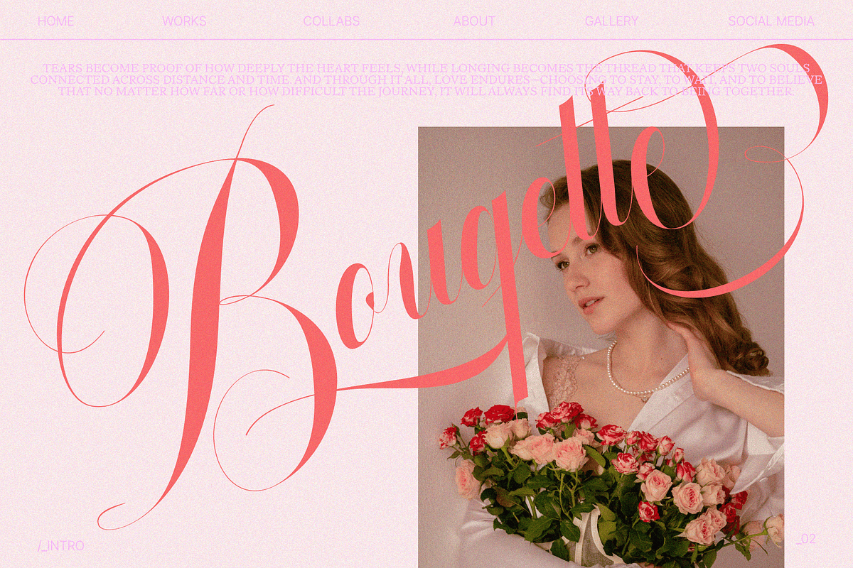 GLOWING ROMANCE — Luxury Calligraphy, a Script Font by Enxyclo Studio (Photo 11 of 22)