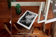 Art print interior mockup, a Merchandise Mockup by MCKP*ME (Thumbnail 2 of 3)