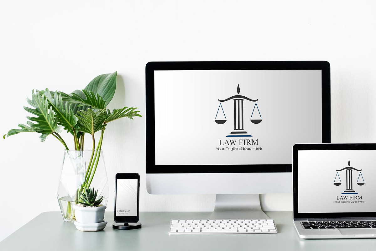 Professional Law Firm Logo Template, a Branding & Logo Template by YUDesignStore (Photo 4 of 10)