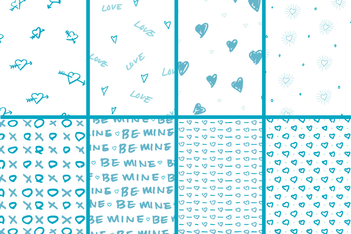 Valentine's Pattern Set, a Pattern Graphic by annakatecreates (Photo 5 of 6)