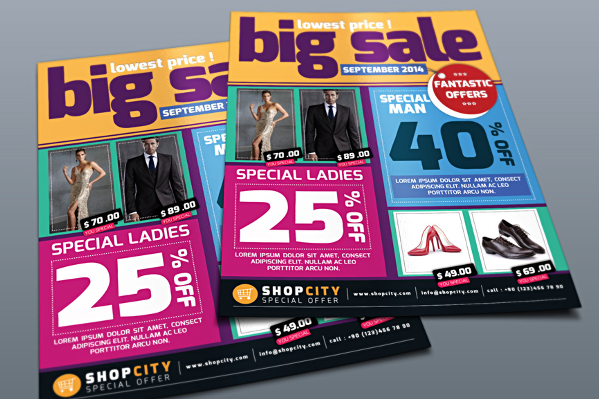 Big Sale Flyer, a Flyer Template by fatihakdemir (Photo 1 of 4)