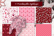 Pink Christmas Clipart & Patterns, a Decorative Illustration by AvaAva (Thumbnail 14 of 25)