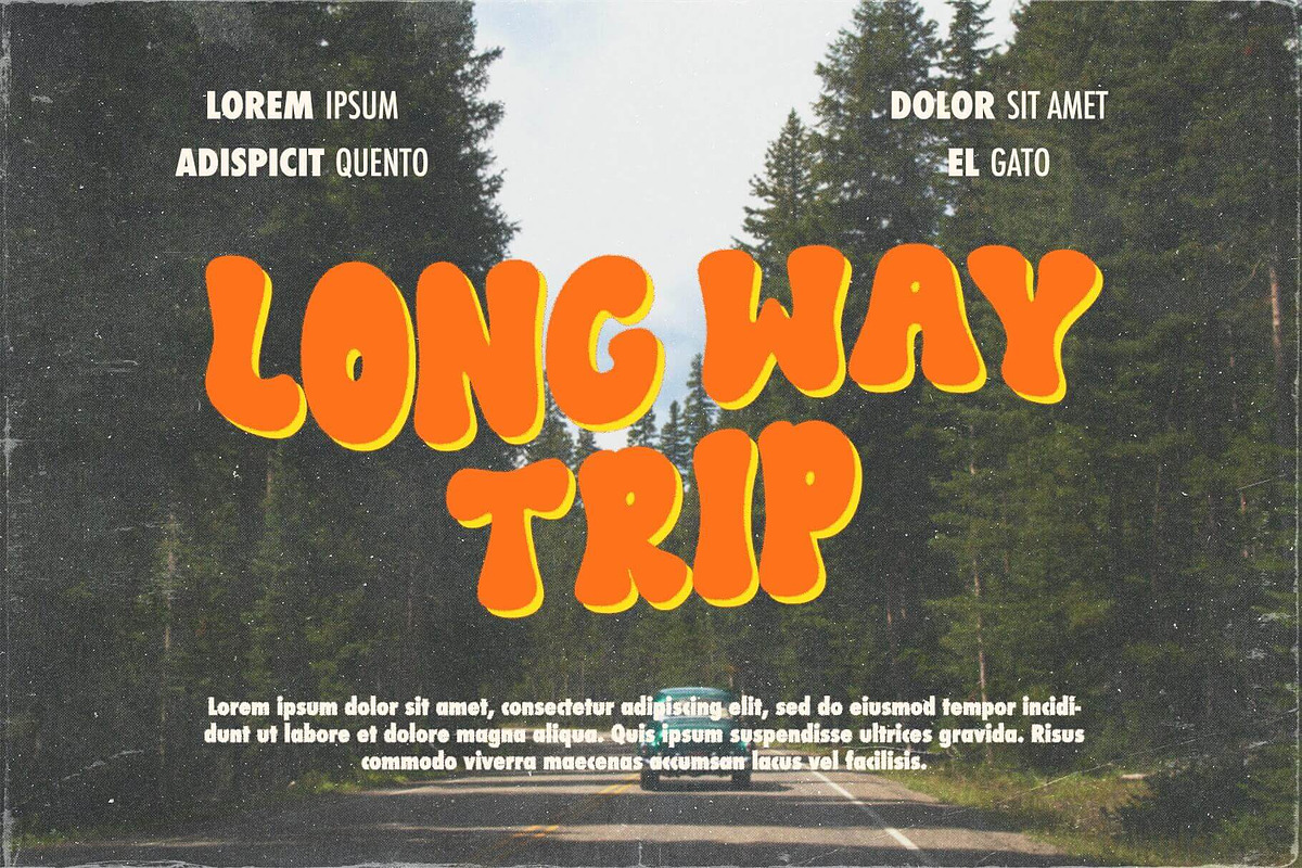 Master Retro Font, a Handwritten Font by Koplexs Studio (Photo 9 of 10)