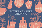 224 POTTERY CLIPART - HAND DRAWN, an Object Illustration by JuDesign (Thumbnail 1 of 25)