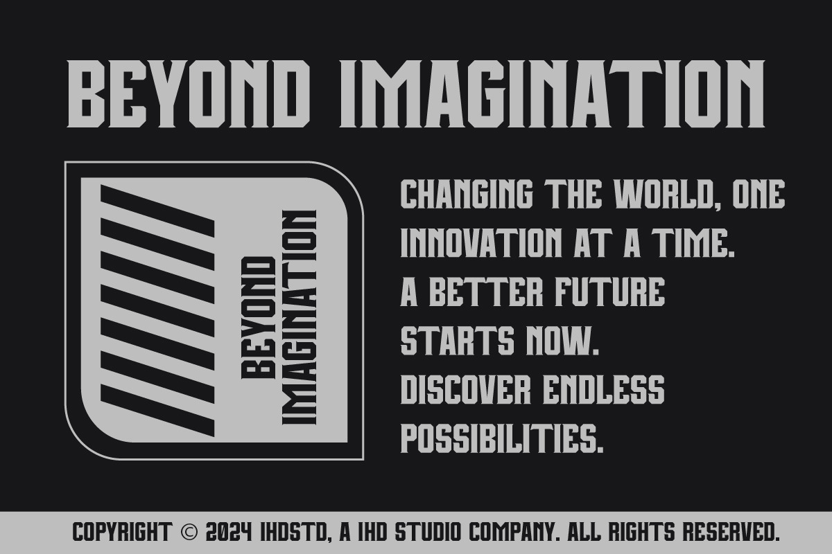 Bronze Champions Futuristic Display, a Serif Font by IHDSTD (Photo 6 of 8)