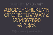 Spaghetti - 3D Lettering, a Graphic by MIIM (Thumbnail 8 of 8)