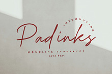 Padinks / Monoline Typeface