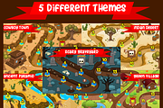 Game Level Map Pack - Horizontal Mod, an Illustration by pzUH (Thumbnail 7 of 8)