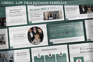 Libero - Law Firm Keynote Template, a Presentation Template by SlideFactory