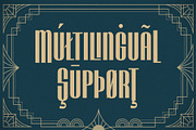 Hustlers - Art Deco Font, a Sans Serif Font by Krismagraph (Thumbnail 11 of 12)