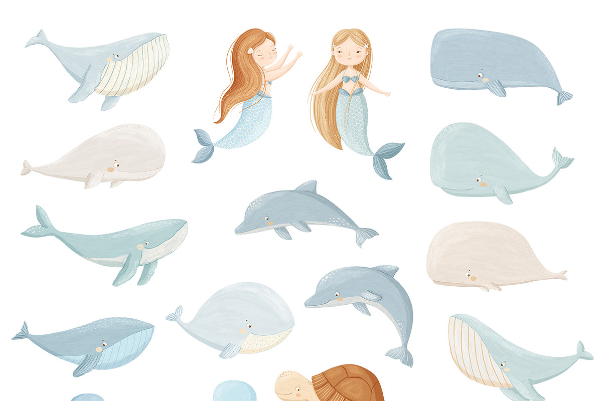 Ocean dreams - baby collection, a Decorative Illustration by polikarpovaart (Photo 16 of 17)