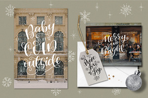 Magic Of Christmas Lettering Overlay