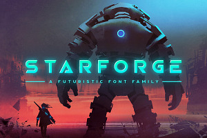 Starforge Typeface, a Font by Tugcu Design Co.