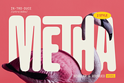 Metha, a Sans Serif Font by zeenesia (Thumbnail 1 of 15)