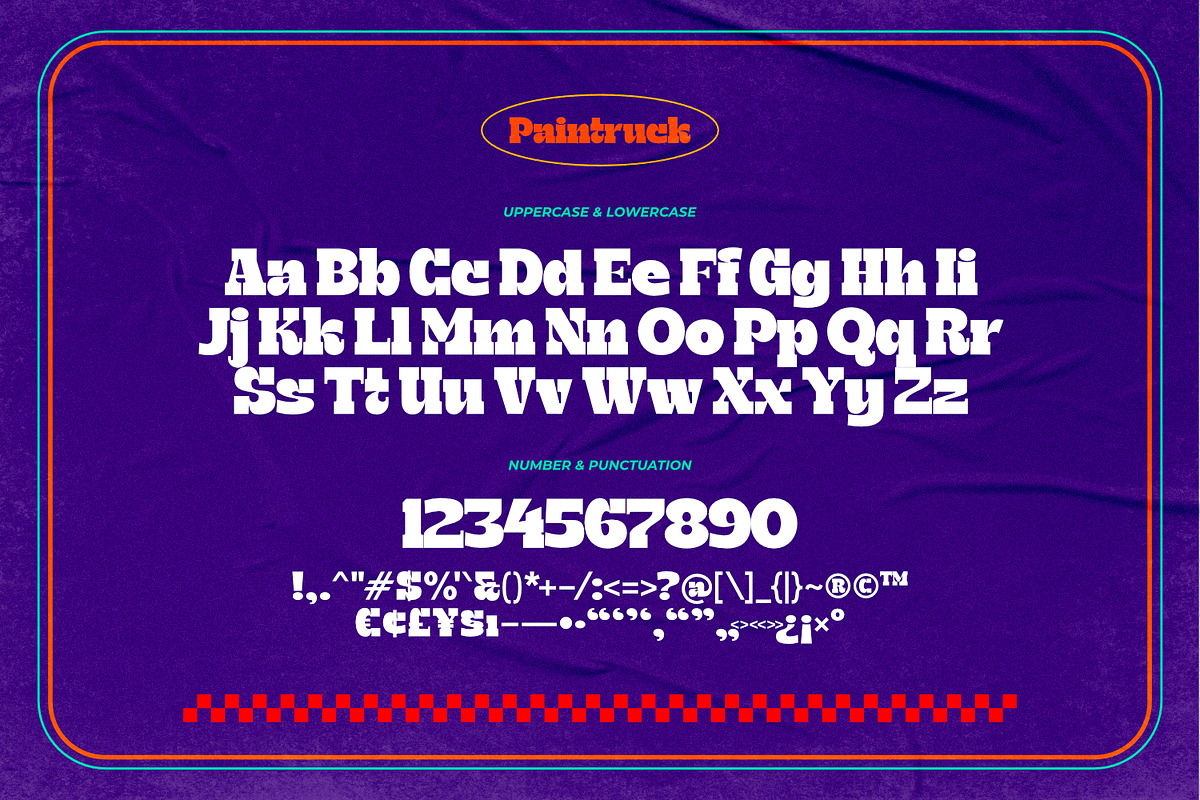Paintruck - Retro Bold Type, a Serif Font by ikiiko (Photo 6 of 7)
