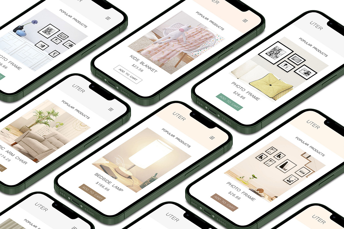 Realistic 3D iPhone Mock-Up Bundle 1, an iPhone Mockup by Graphicsworld125 (Photo 7 of 15)