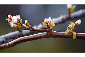 growth apple tree winter ai, a Nature Photo by pikepicture