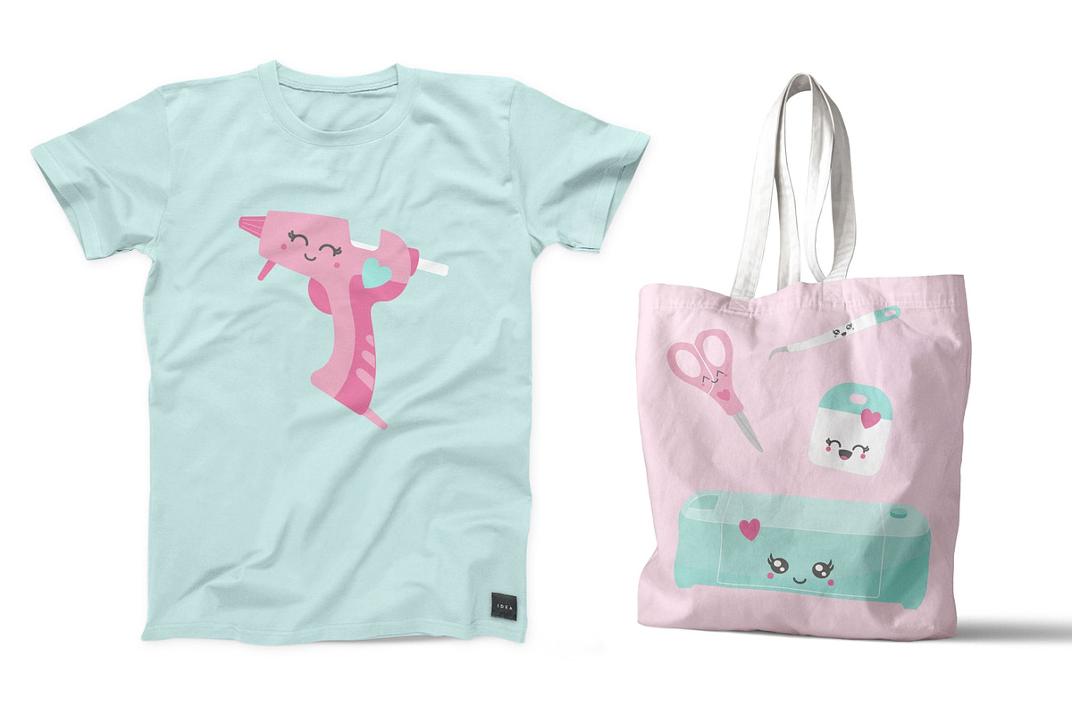 Kawaii Craft Tools, an Object Illustration by Huckleberry Hearts (Photo 3 of 3)