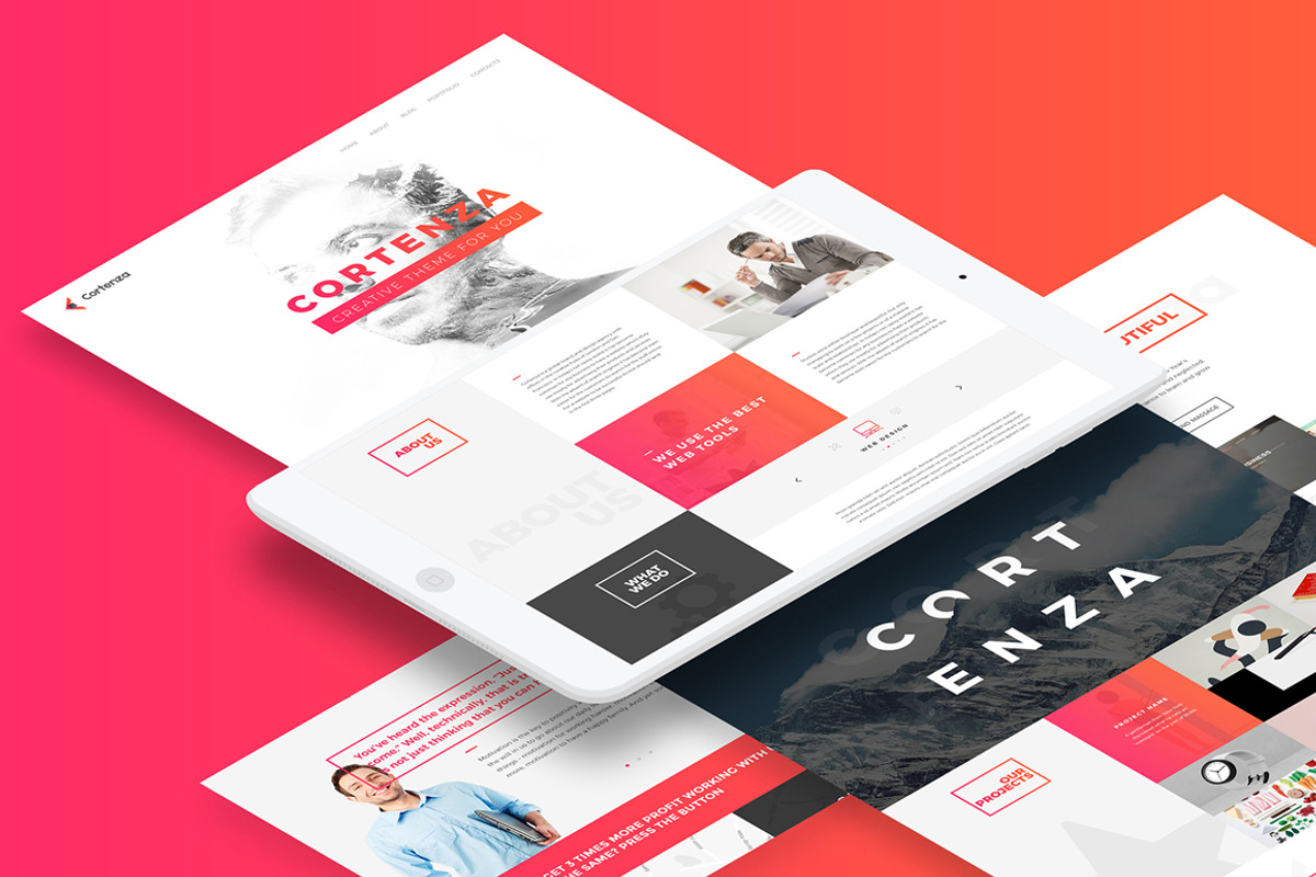 Cortenza - Creative Agency PSD, a Landing Page Template by Spartak Vee (Photo 2 of 4)