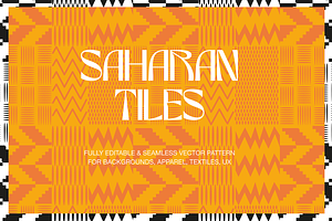 Saharan Tiles Seamless Pattern